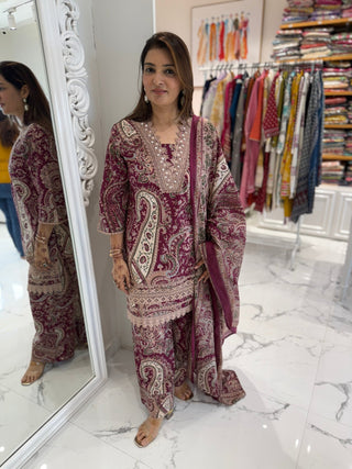 Kalamkari Suit Set - Preetibora