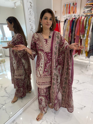 Kalamkari Suit Set - Preetibora