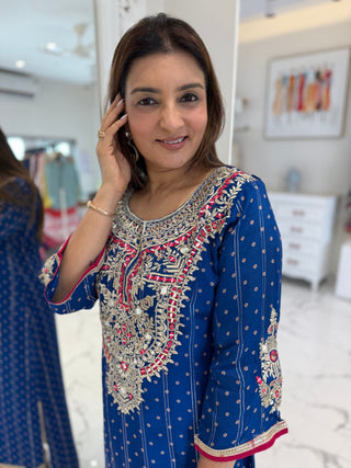 Luxury Muslin Kaftan Dress - Preetibora