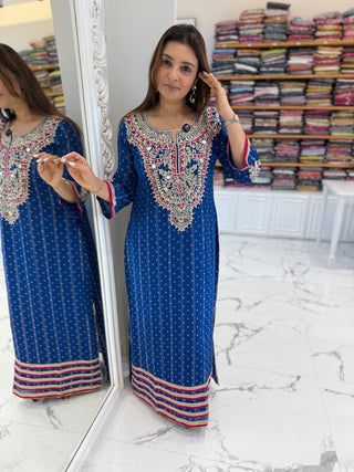 Luxury Muslin Kaftan Dress - Preetibora