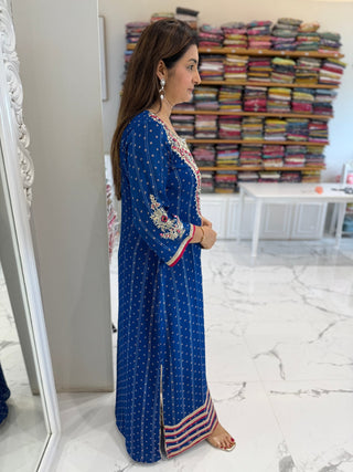 Luxury Muslin Kaftan Dress - Preetibora