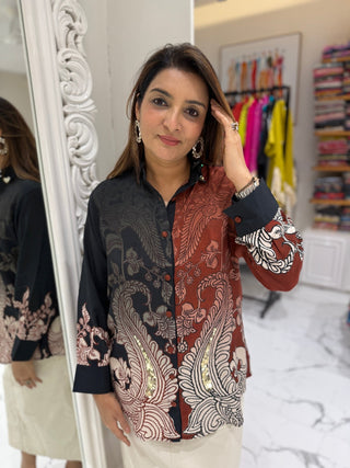 Maya Kalamkari Shirt - Preetibora