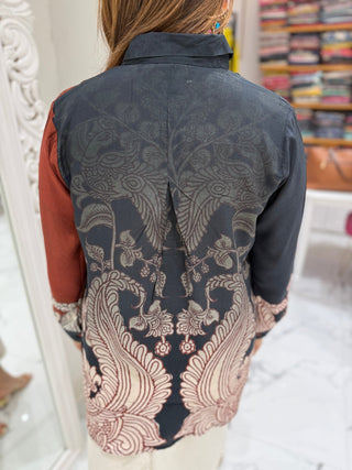 Maya Kalamkari Shirt - Preetibora