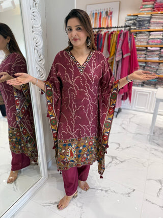 Megha Kaftan Set - Preetibora