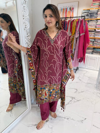 Megha Kaftan Set - Preetibora