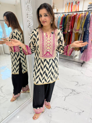 Mehfil Mirror Farshi Set - Preetibora