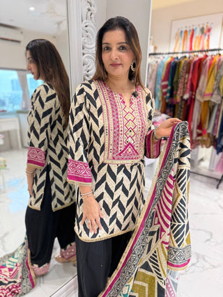 Mehfil Mirror Farshi Set - Preetibora