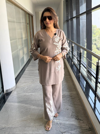 Mocha Coffee Brown Set - Preetibora