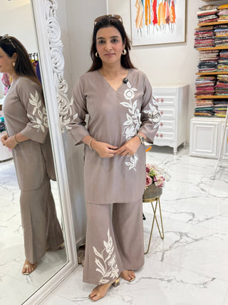 Mocha Coffee Brown Set - Preetibora