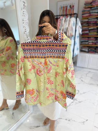 Modern Digital Print Shirt - Preetibora