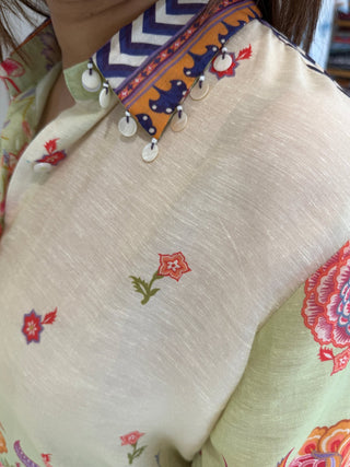 Modern Digital Print Shirt - Preetibora