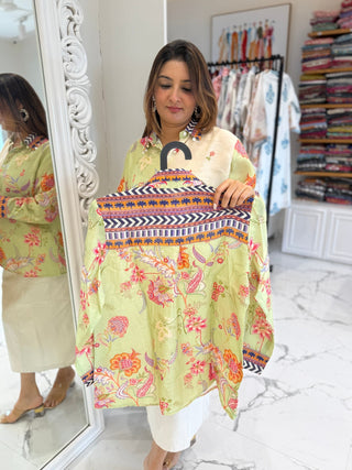 Modern Digital Print Shirt - Preetibora