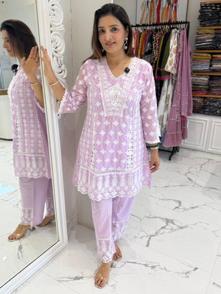 Nargis Lucknowi Set - Preetibora