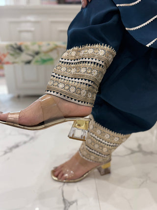 Neelam Patiala Cord Set - Preetibora