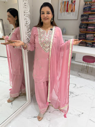 Neha Mirror Farshi Set - Preetibora