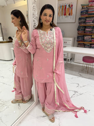 Neha Mirror Farshi Set - Preetibora
