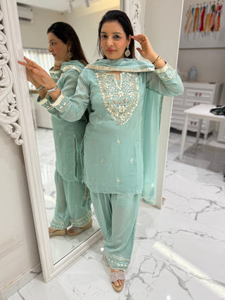 Neha Mirror Farshi Set - Preetibora