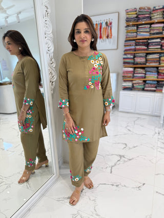 Olive Garden Coord Set - Preetibora