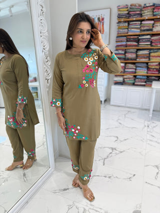 Olive Garden Coord Set - Preetibora