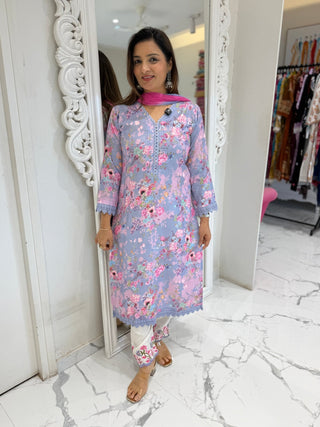 Pastel Parsi Suit Set - Preetibora