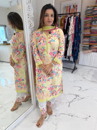 Pastel Parsi Suit Set - Preetibora