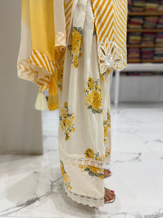 Phool Leheriya Farshi Salwar Set - Preetibora