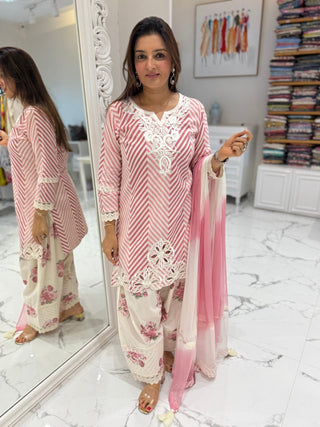 Phool Leheriya Farshi Salwar Set - Preetibora