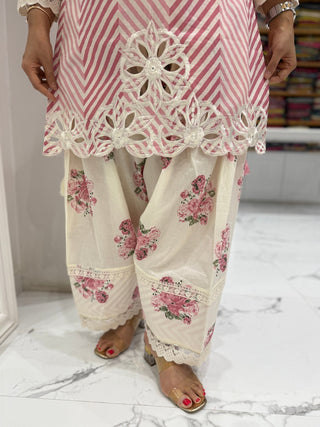 Phool Leheriya Farshi Salwar Set - Preetibora