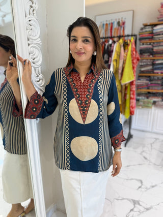 Polka Stripe Shirt - Preetibora
