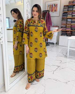 Anvi Kalamkari Coord Set