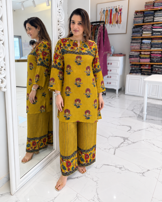 Anvi Kalamkari Coord Set