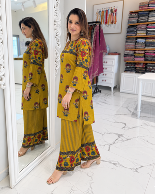 Anvi Kalamkari Coord Set