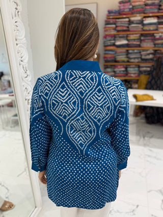 Rai Bandhej Shirt - Preetibora