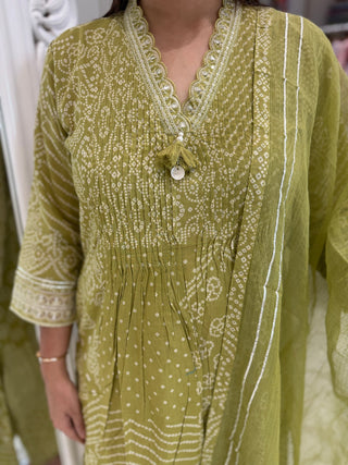 Rang Bandhej Set - Preetibora