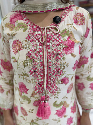 Rose Garden Sharara Set - Preetibora