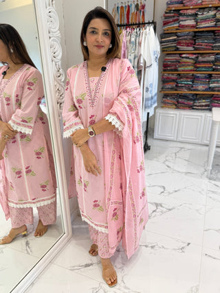 Rosy Blossom Suit Set - Preetibora