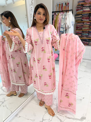 Rosy Blossom Suit Set - Preetibora