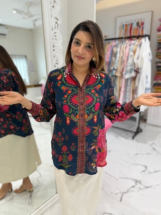 Royal Bloom Shirt - Preetibora