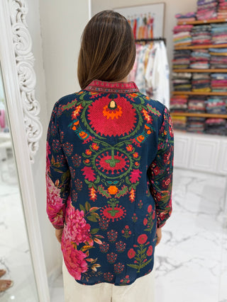 Royal Bloom Shirt - Preetibora