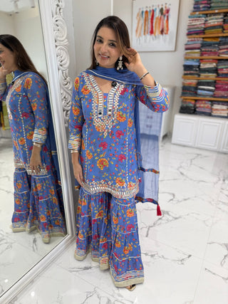 Royal Sharara Set - Preetibora