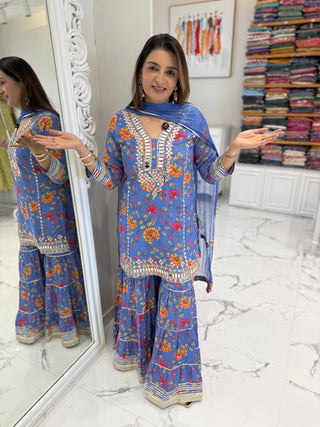 Royal Sharara Set - Preetibora