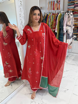 Ruby Red Brick Set - Preetibora