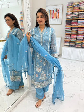 Ruhi Karachi Suit Set - Preetibora