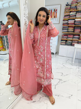Ruhi Karachi Suit Set - Preetibora