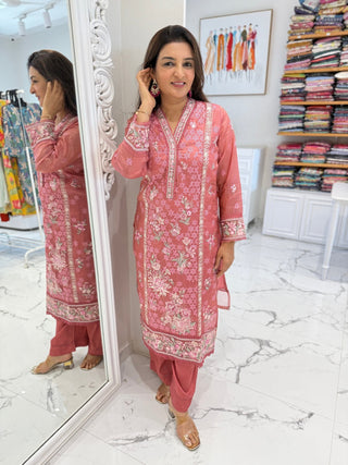 Ruhi Karachi Suit Set - Preetibora
