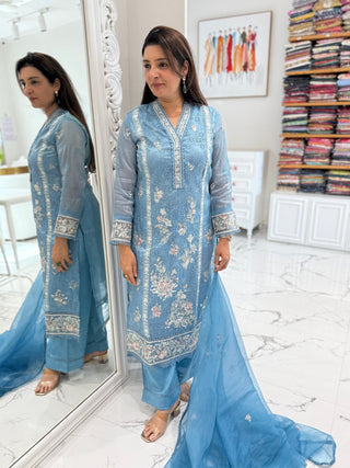 Ruhi Karachi Suit Set - Preetibora