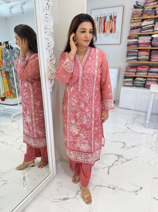 Ruhi Karachi Suit Set - Preetibora