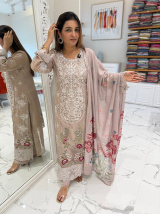 Ruhi Karachi Suit Set - Preetibora