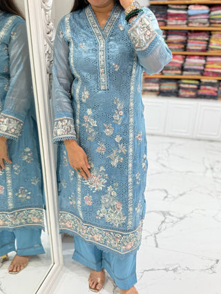 Ruhi Karachi Suit Set - Preetibora