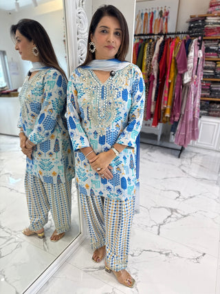 Samaira Farshi Set - Preetibora
